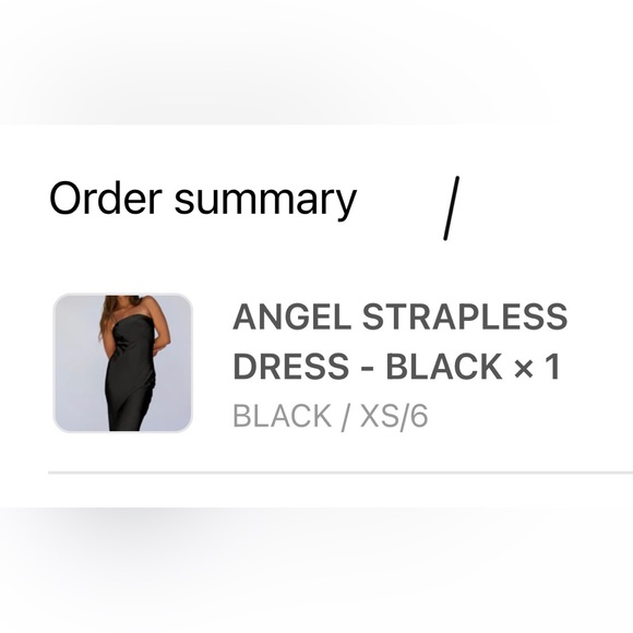 Sundays the label Black angel dress XS - Picture 4 of 4